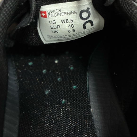 On Running Charcoal and Black Sneakers - Picture 5 of 7